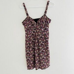 Vintage 90s Ruby Rox Floral Mini Dress Large